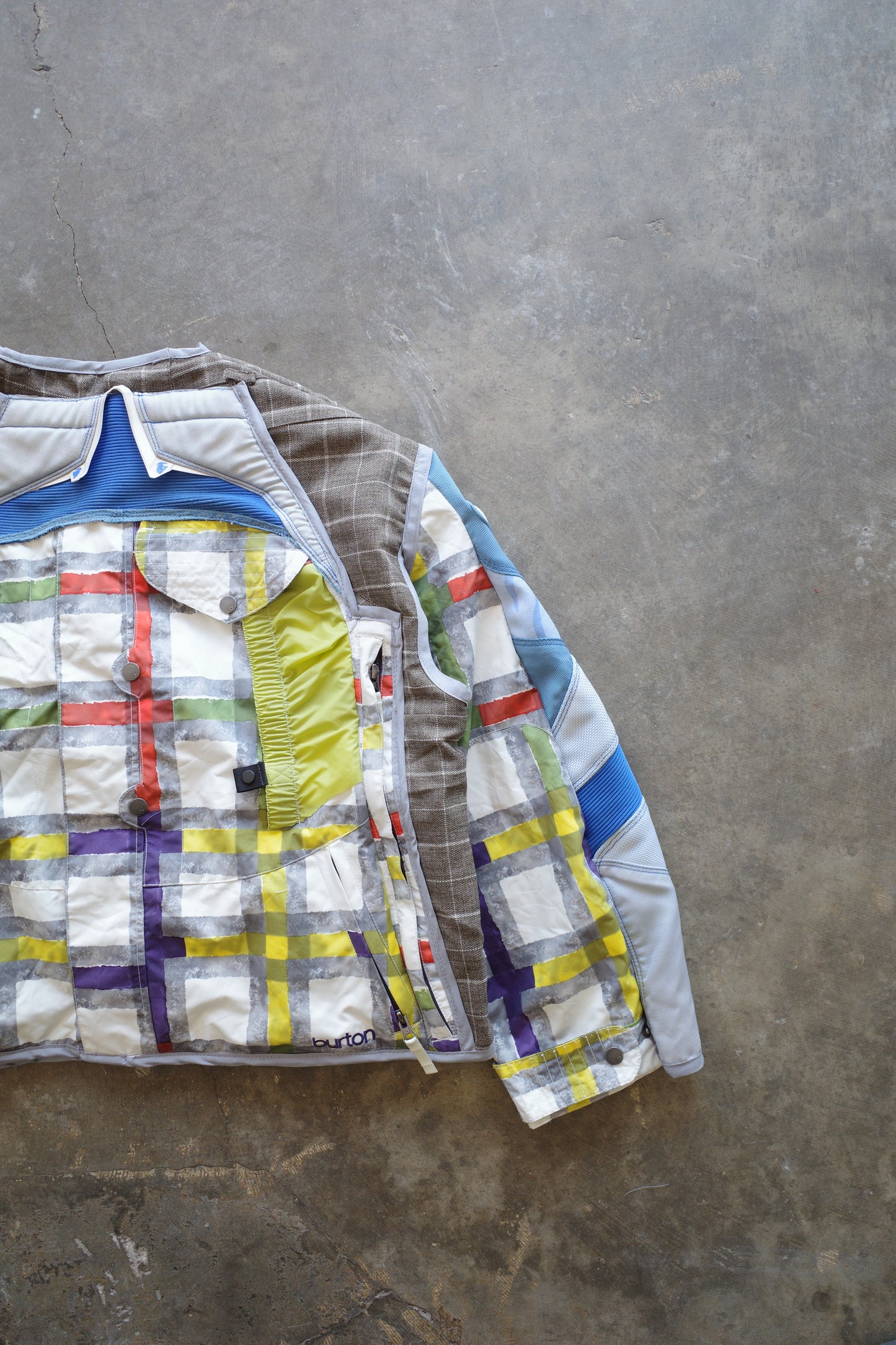 nag nag Engineer Jacket (M-L)/made with vintage Thor moto racing pants