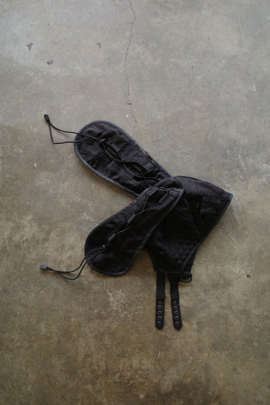 nag nag Bunny Ear Hat made with vintage moto racing jackets