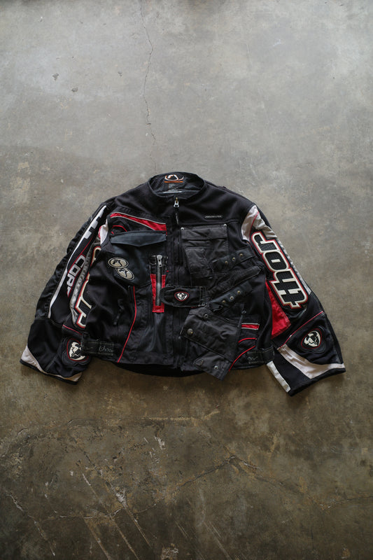 nag nag Engineer Jacket (M-L)/made with vintage Thor moto racing pants