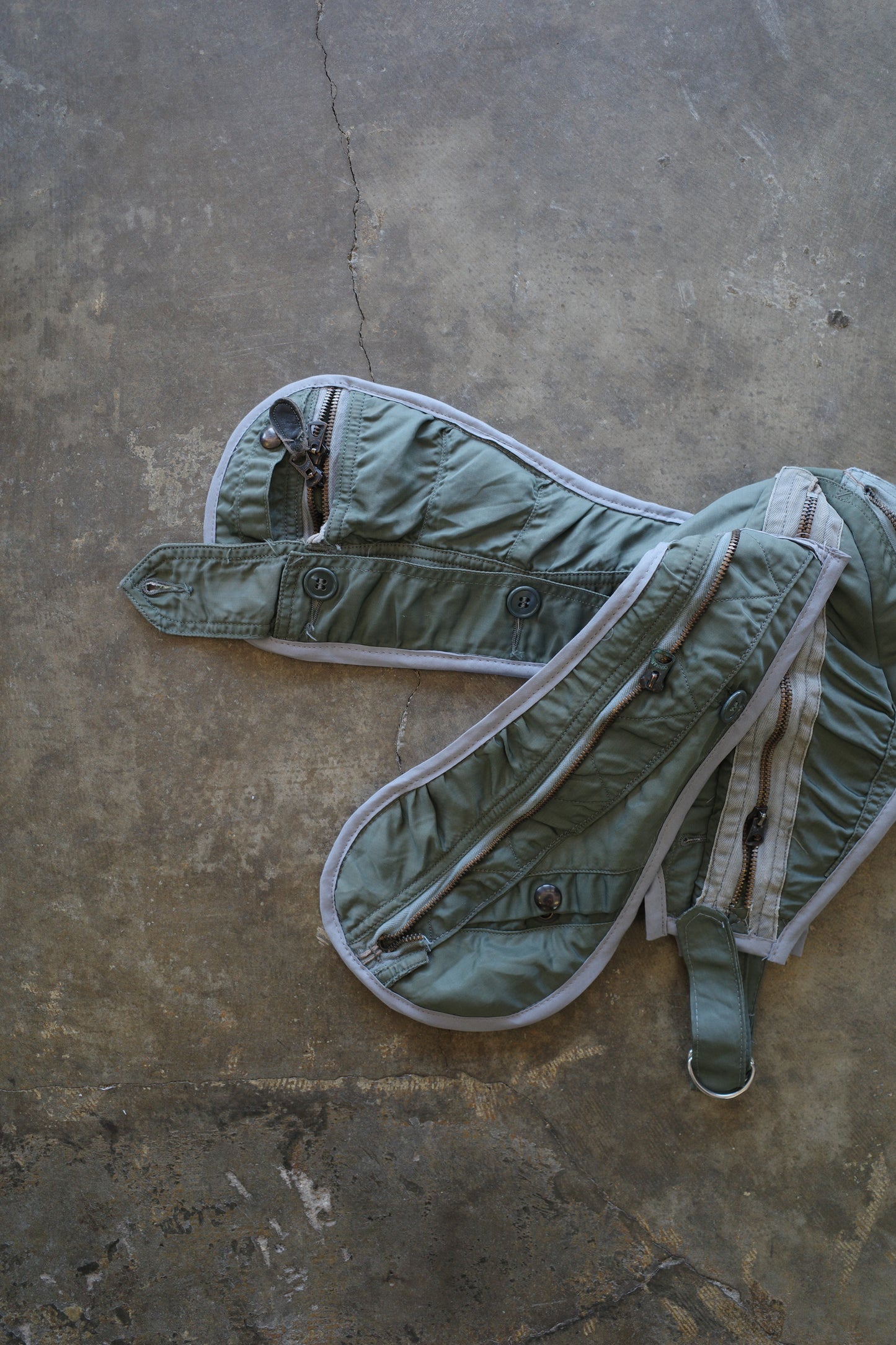 nag nag Bunny Ear Hat made with vintage US.AIR FORCE issue Flight suit 2