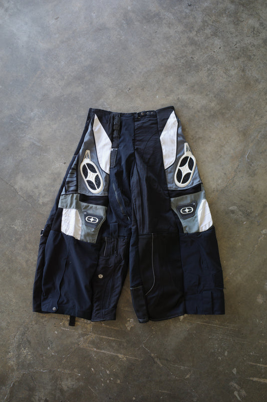 Wide Legged nag nag Pants(L)/made with vintage NOFEAR racing pants&vintage  ski pants