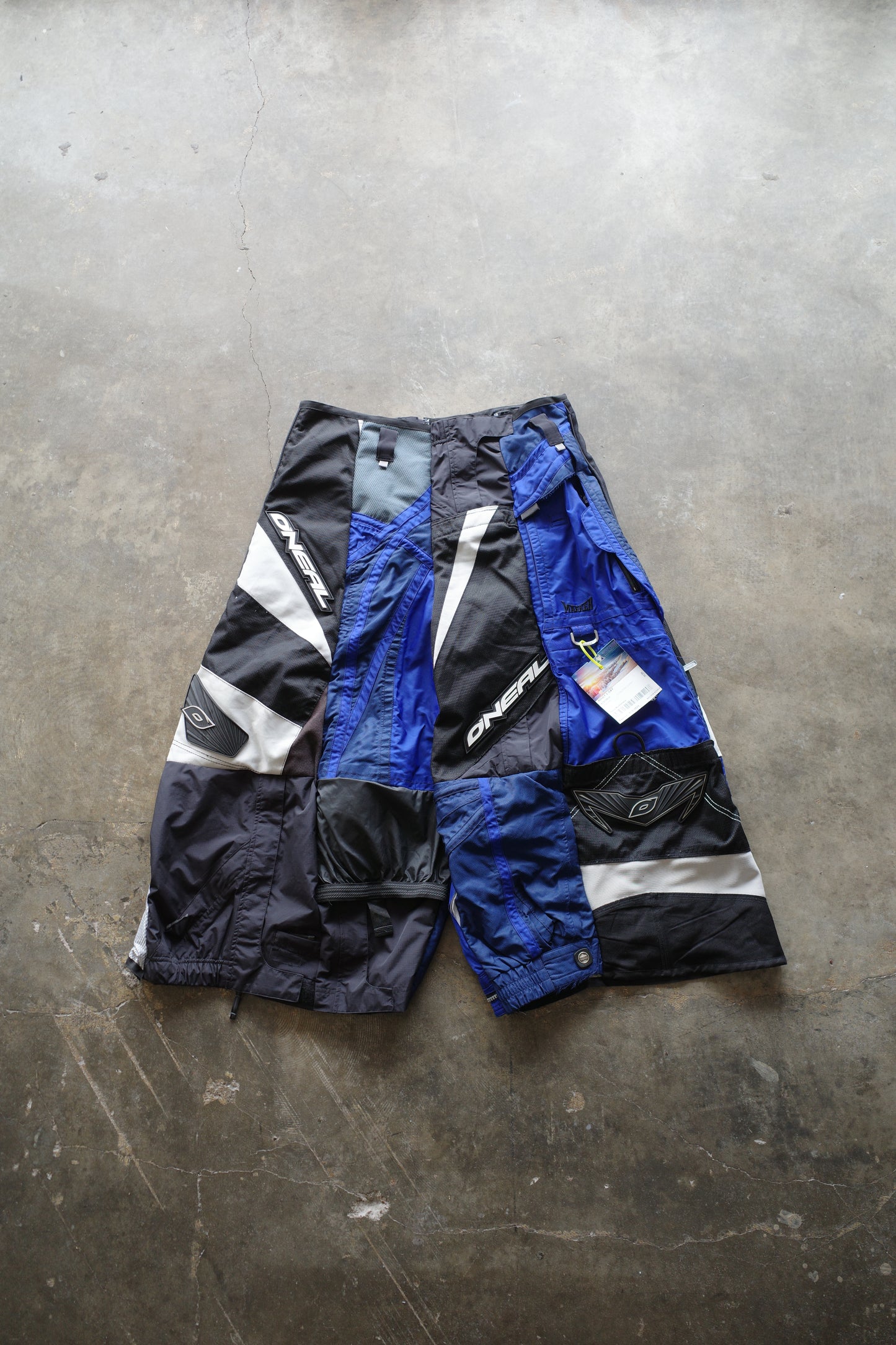 Wide Legged nag nag Pants(S)/made from vintage ONEAL moto racing pants &vintage ski trousers