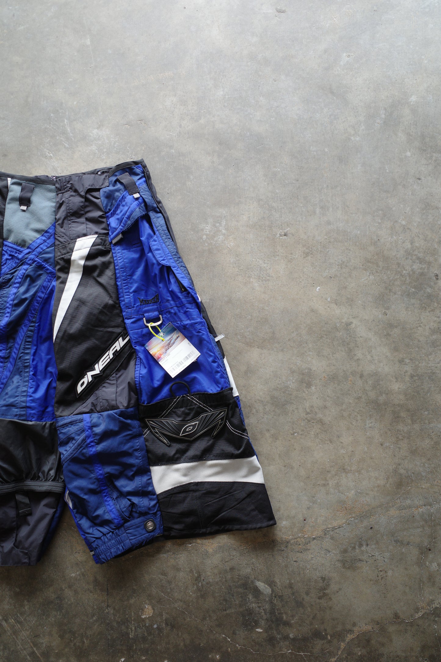 Wide Legged nag nag Pants(S)/made from vintage ONEAL moto racing pants &vintage ski trousers