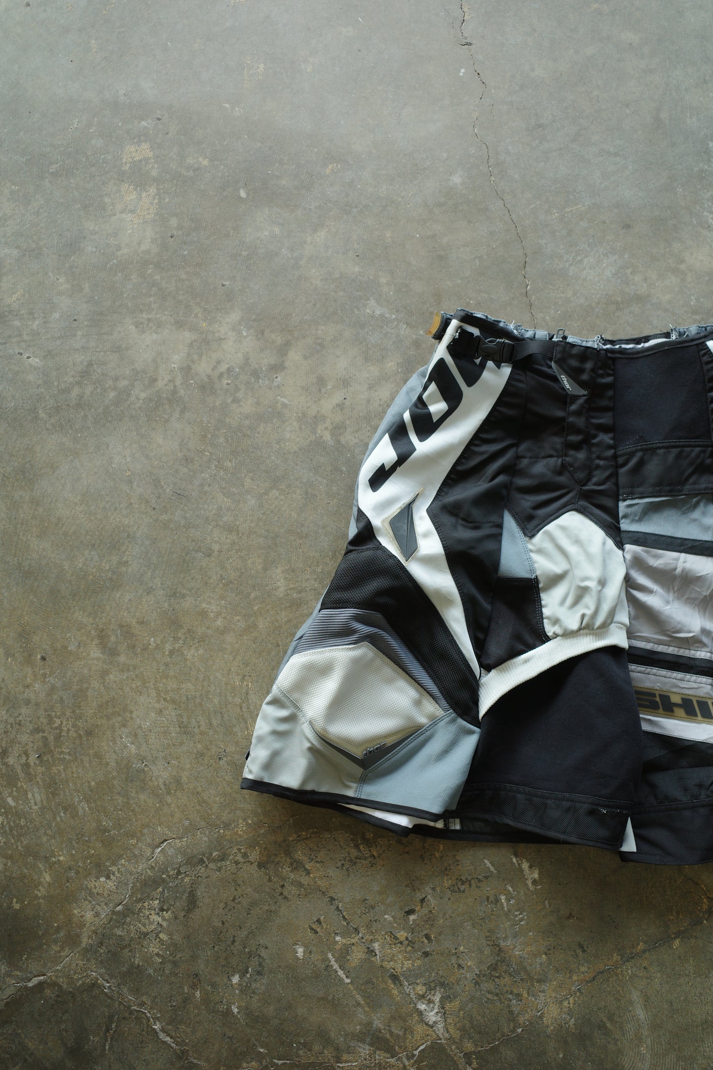 nag nag Baggy Shorts (34)/made with vintage Thor moto racing pants
