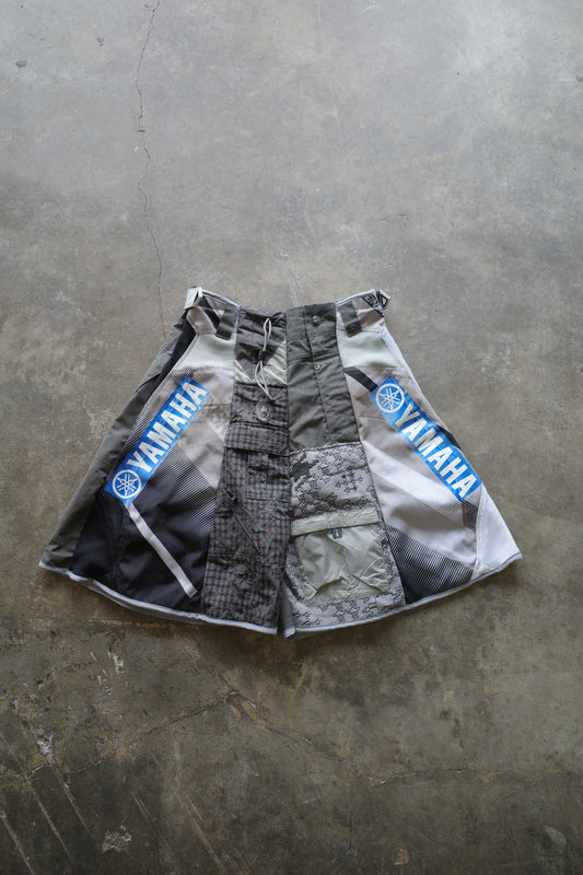 nag nag Baggy Shorts (30)/made with vintage YAMAHA moto racing pants&SALOMON ski pants