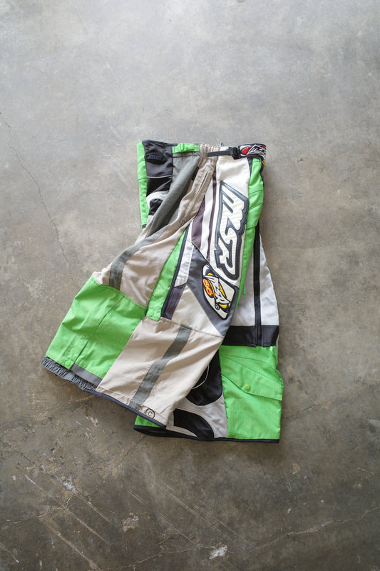 Wide Legged nag nag Pants(S)/made from vintage MSR moto racing pants &vintage Columbia CONVERT Ski trousers