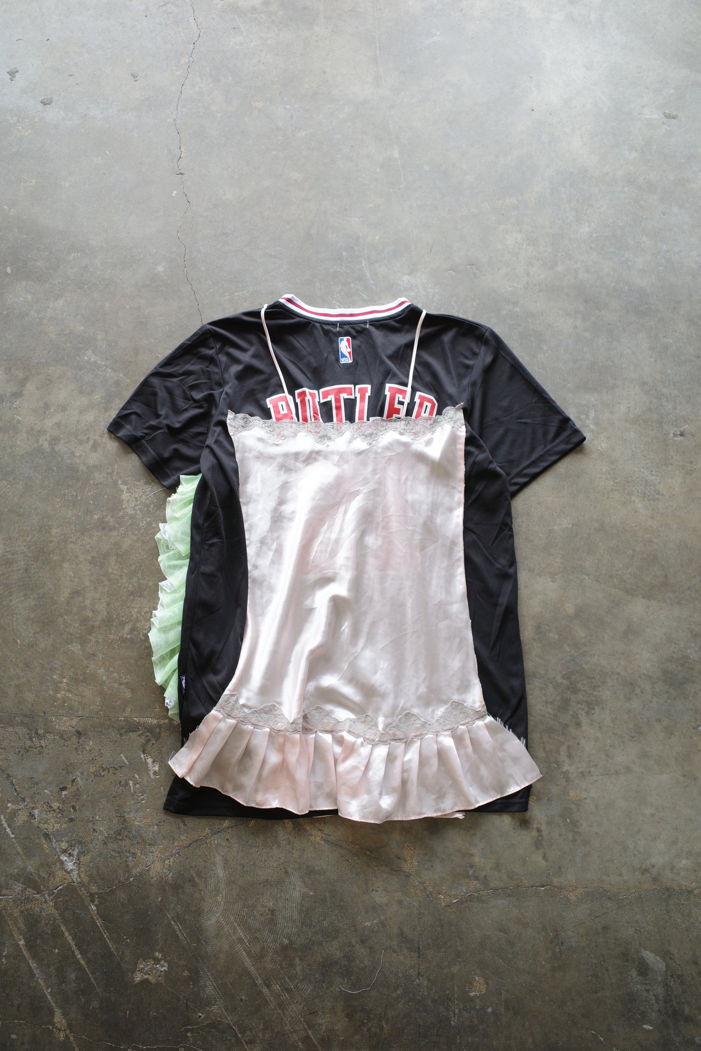 nag nag C&A top w pro sport gaming shirt/made from NBA CHICAGO BULLS shirt
