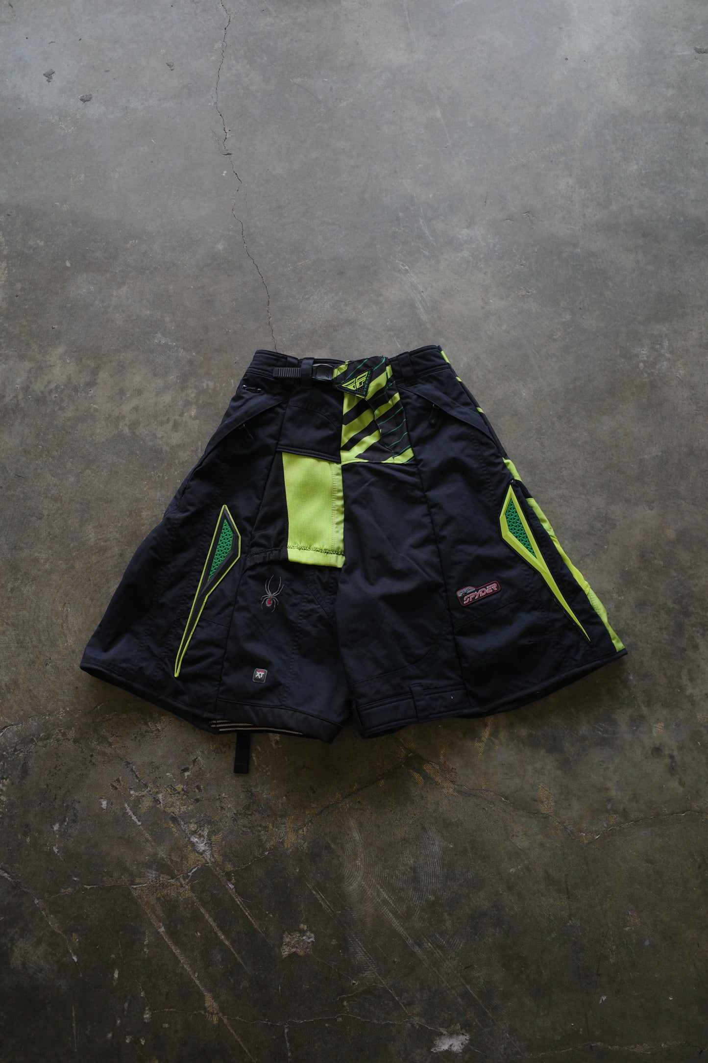 nag nag Baggy Shorts (28)/made from vintage FLY motorcycle racing pants