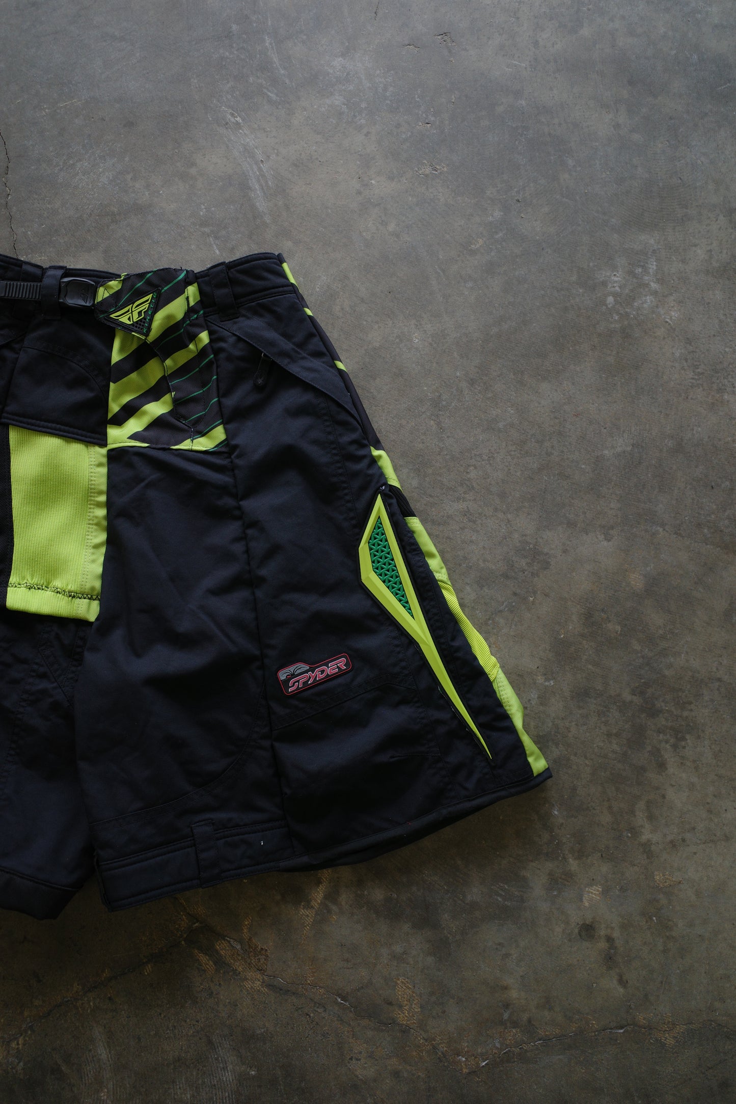 nag nag Baggy Shorts (28)/made from vintage FLY motorcycle racing pants