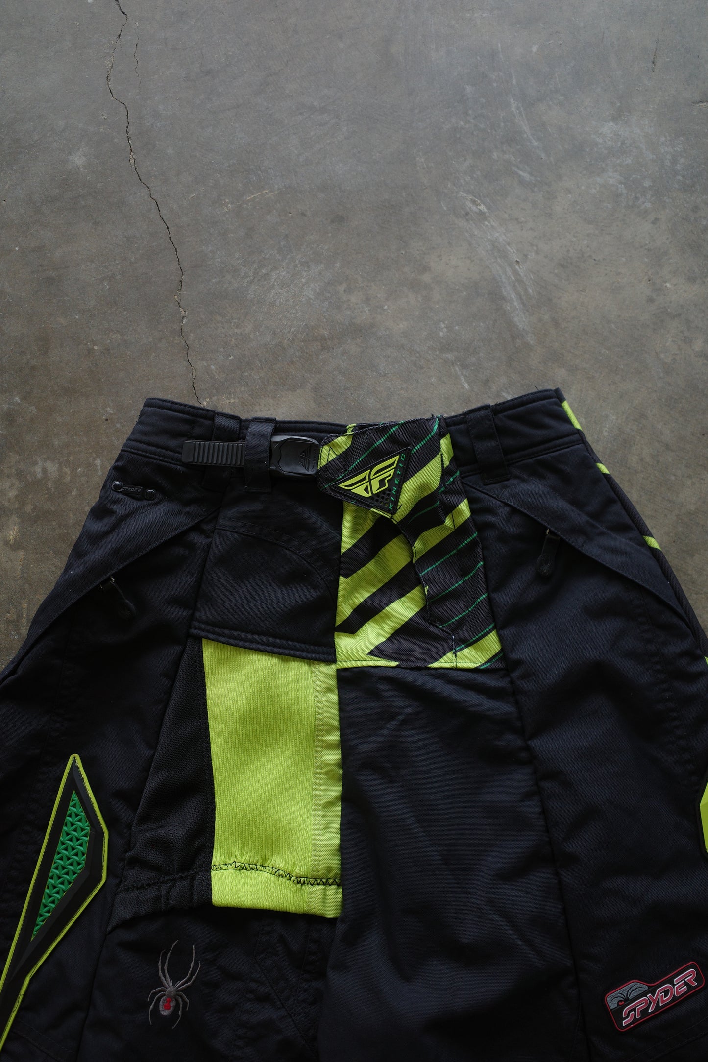 nag nag Baggy Shorts (28)/made from vintage FLY motorcycle racing pants
