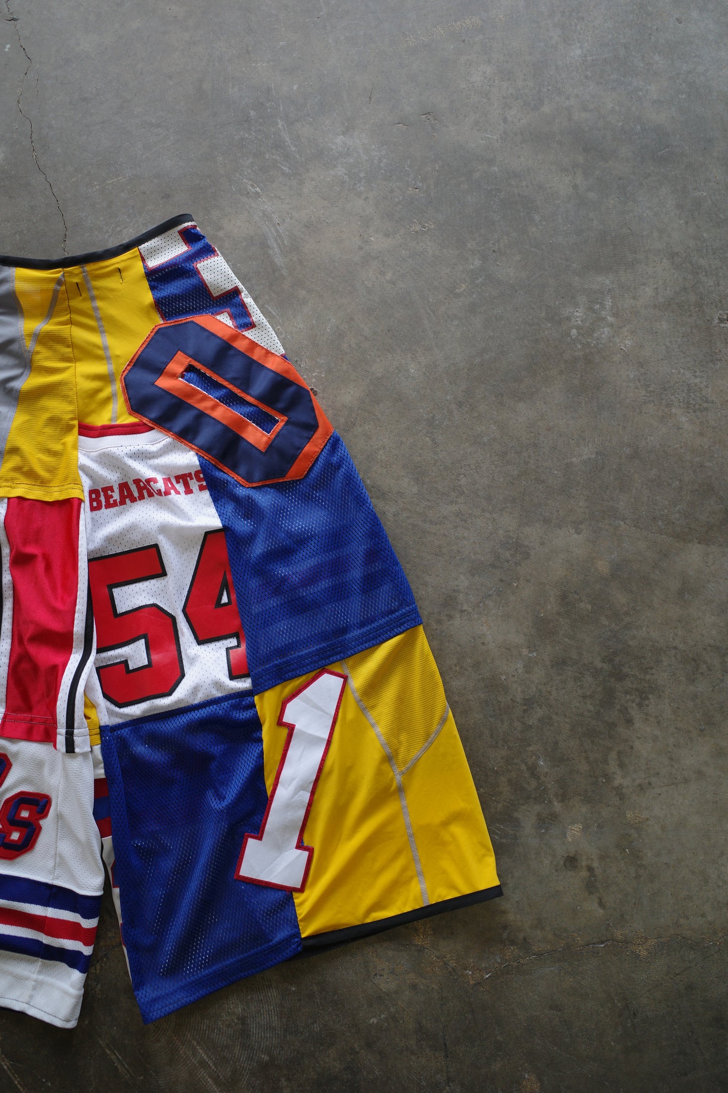 Wide Legged nag nag Pants(S)/made from vintage Pro sports jerseys