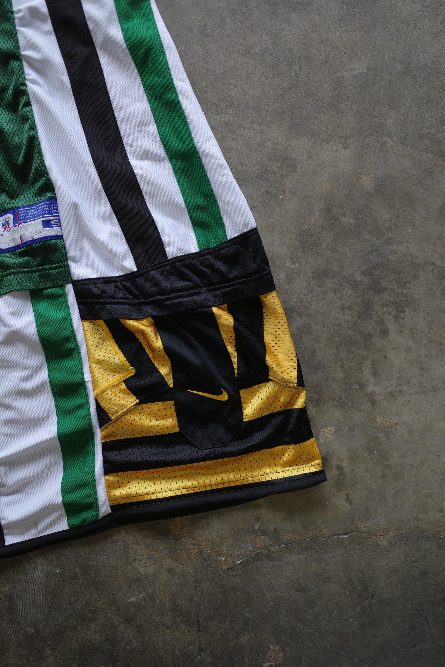 Wide Legged nag nag Pants(S)/made from vintage Pro sports jerseys