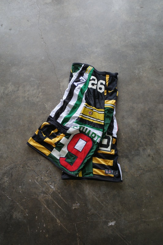 Wide Legged nag nag Pants(S)/made from vintage Pro sports jerseys