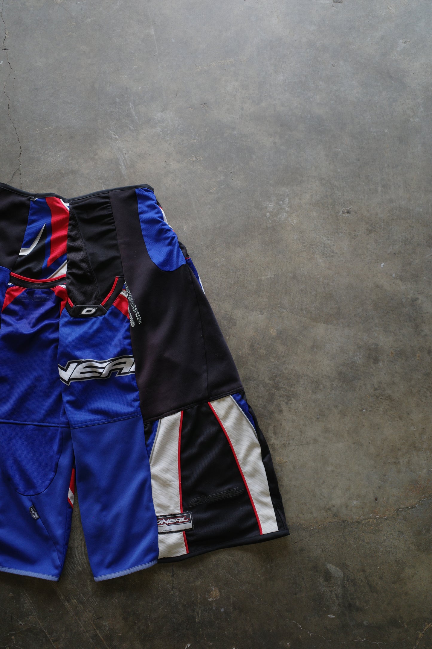 Wide Legged nag nag Pants(S)/made with vintage ONEAL racing  jerseys and Pro sports jerseys