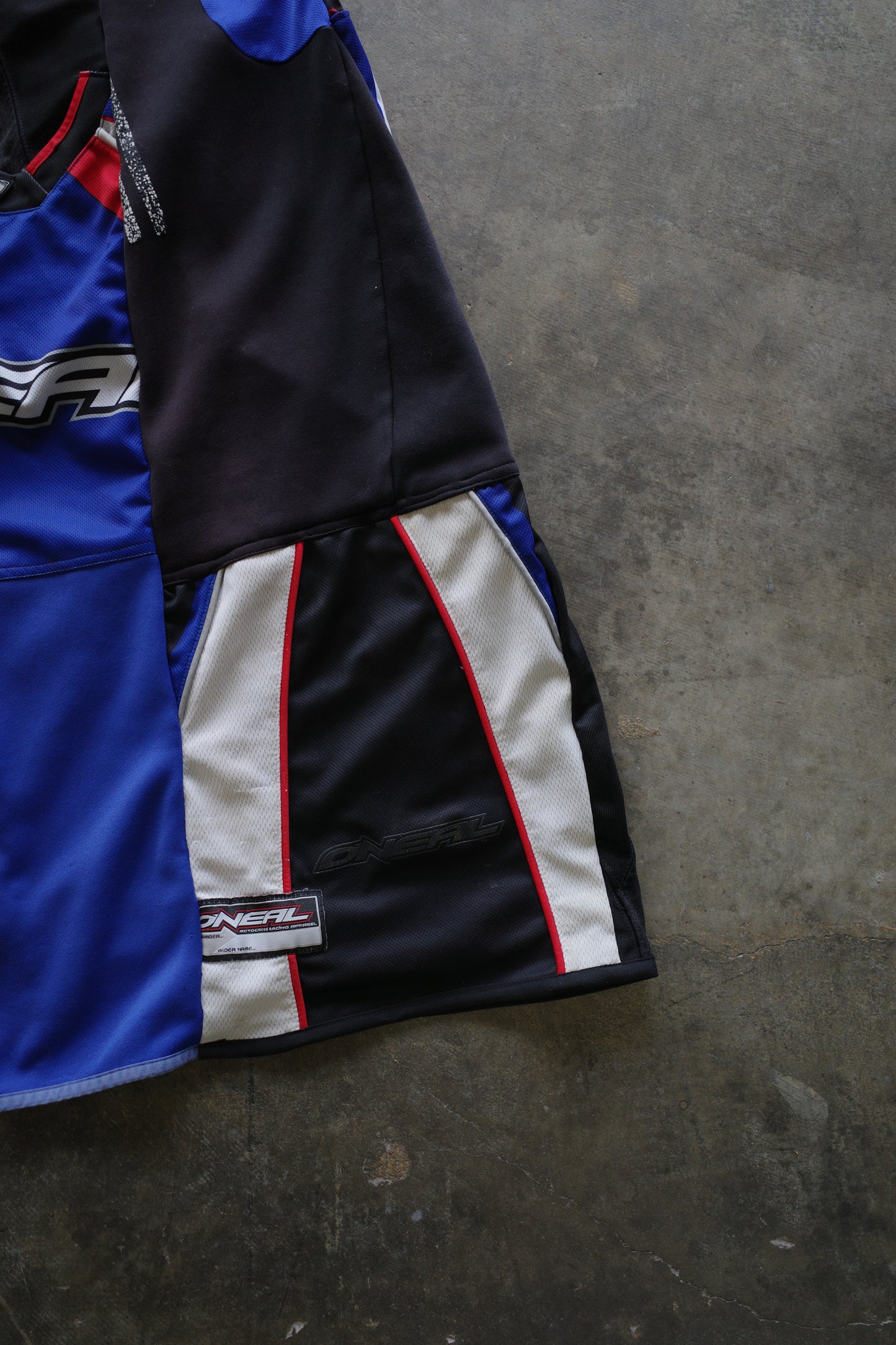 Wide Legged nag nag Pants(S)/made with vintage ONEAL racing  jerseys and Pro sports jerseys