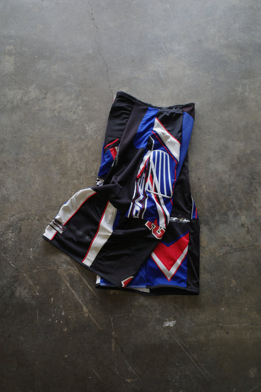 Wide Legged nag nag Pants(S)/made with vintage ONEAL racing  jerseys and Pro sports jerseys