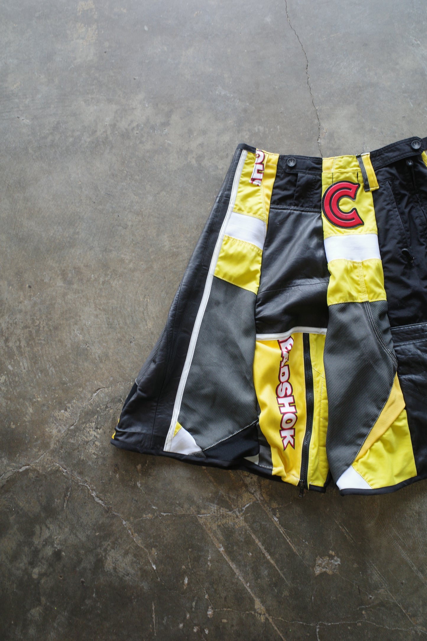 nag nag Baggy Shorts (32)/made from vintage  CANNONDALE motorcycle racing pants