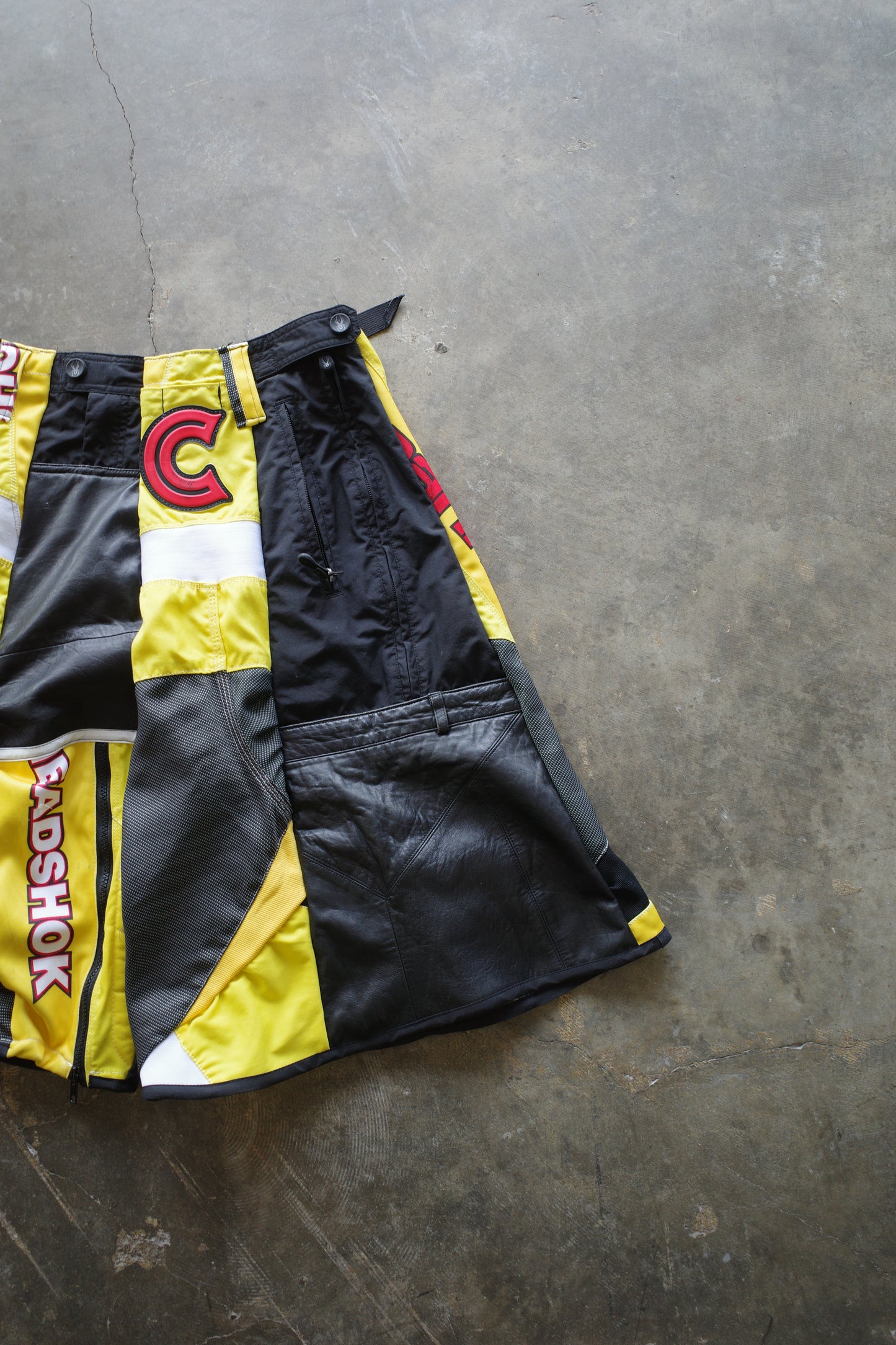 nag nag Baggy Shorts (32)/made from vintage  CANNONDALE motorcycle racing pants