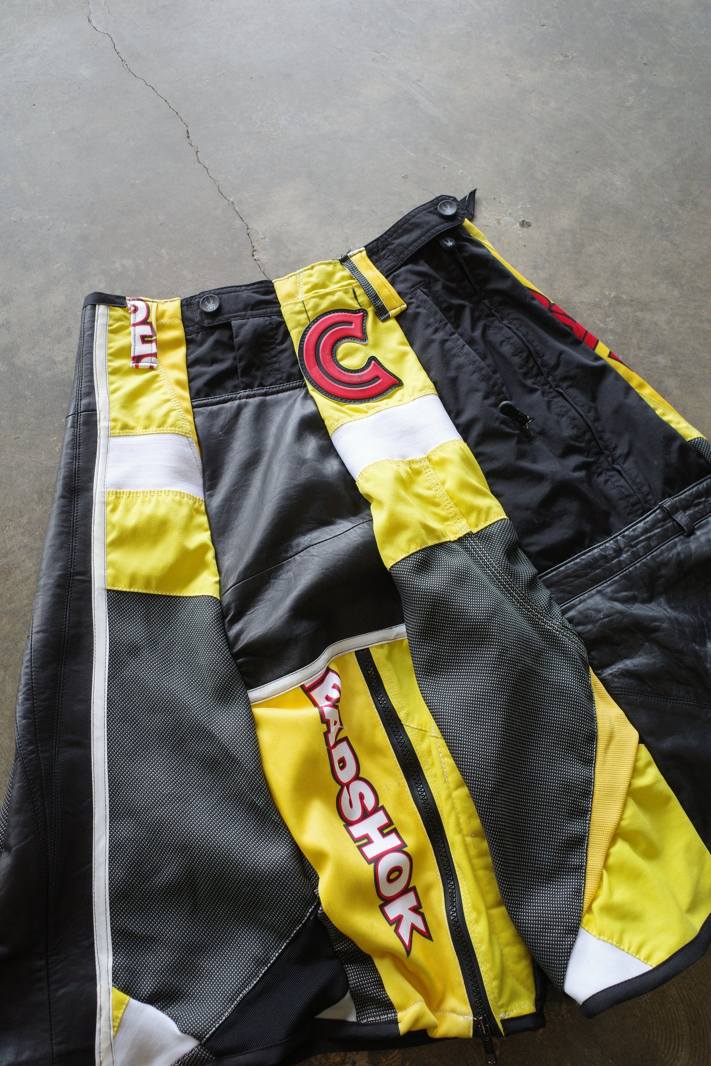 nag nag Baggy Shorts (32)/made from vintage  CANNONDALE motorcycle racing pants