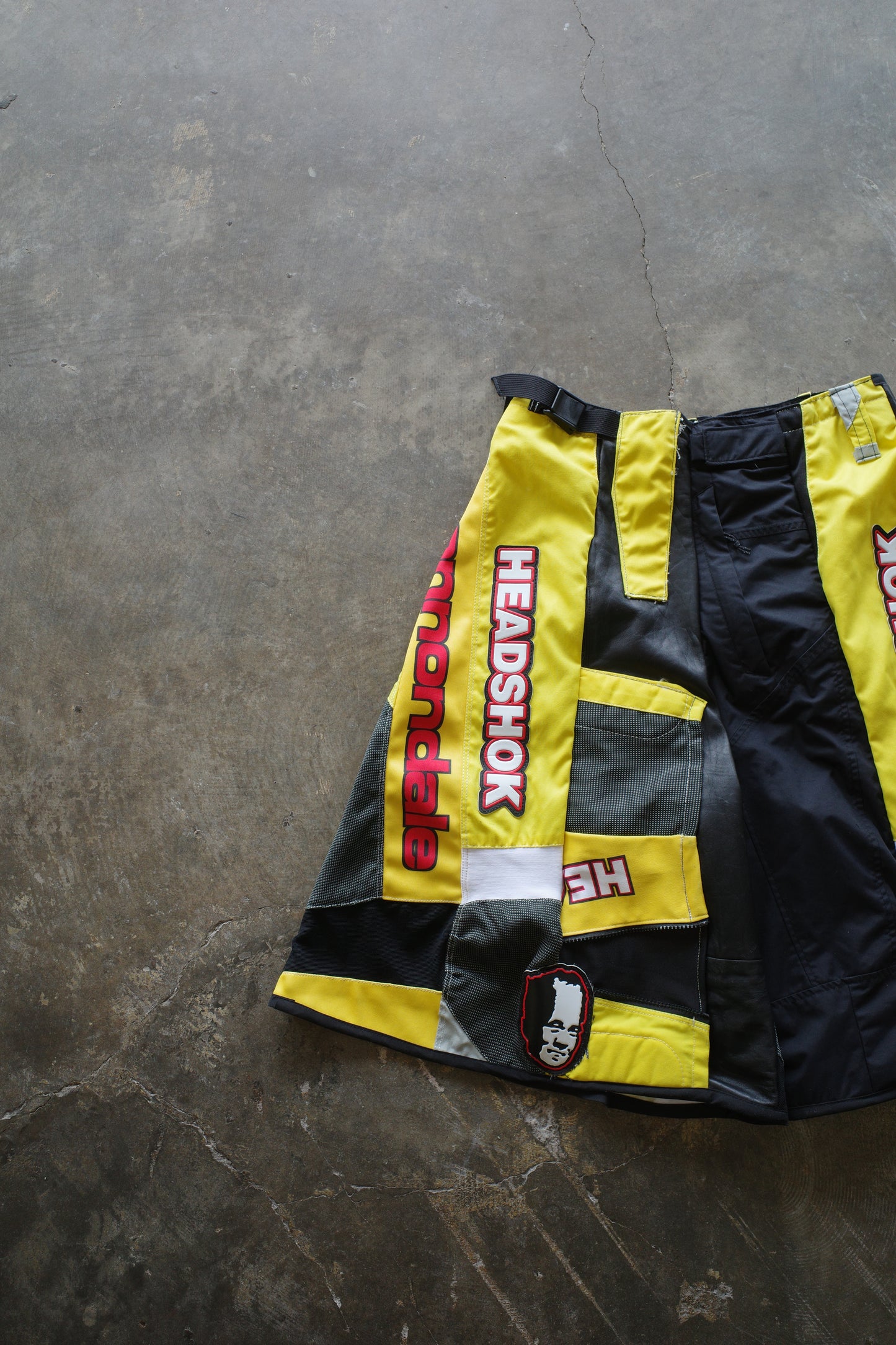 nag nag Baggy Shorts (32)/made from vintage  CANNONDALE motorcycle racing pants
