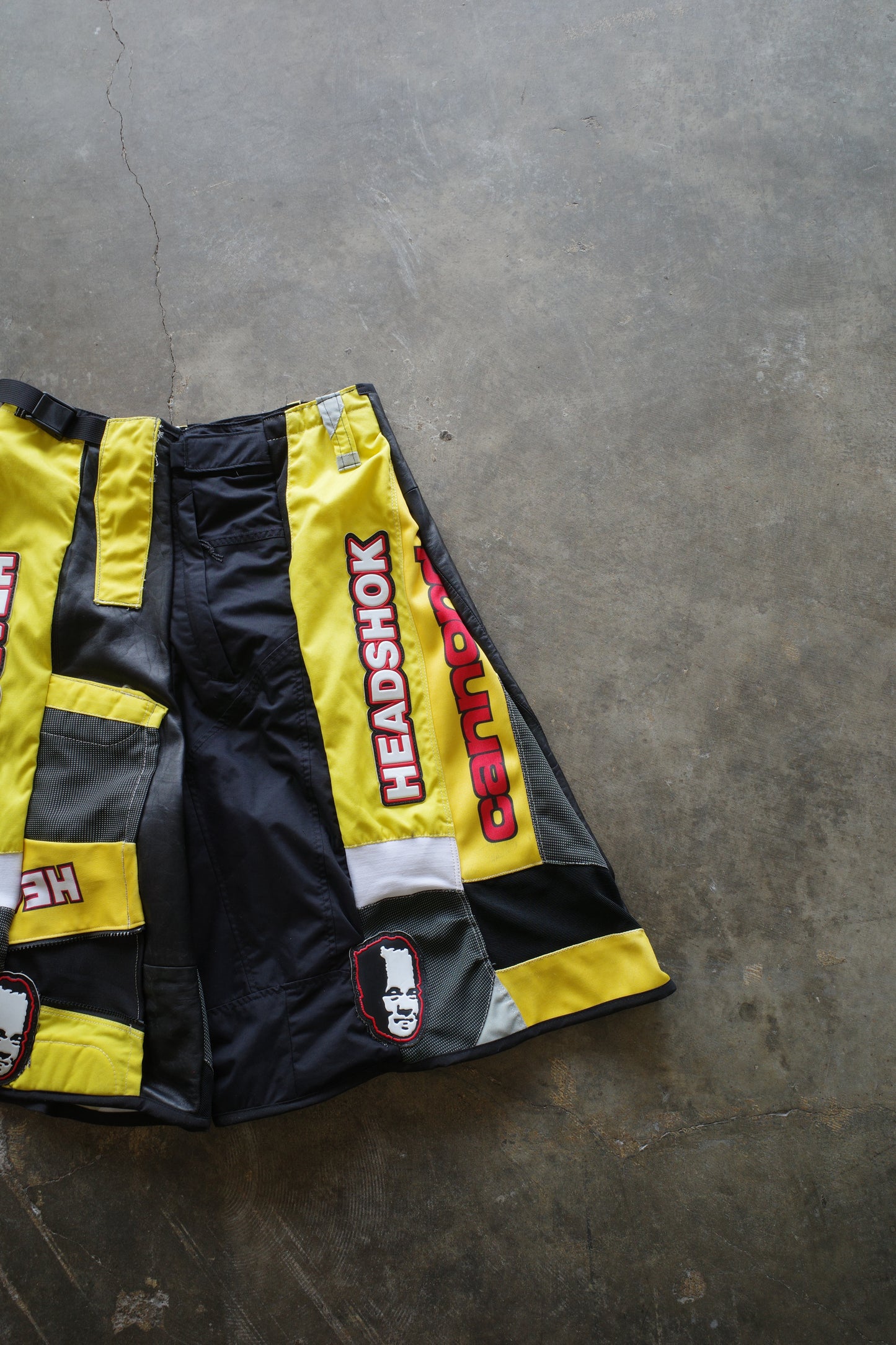 nag nag Baggy Shorts (32)/made from vintage  CANNONDALE motorcycle racing pants