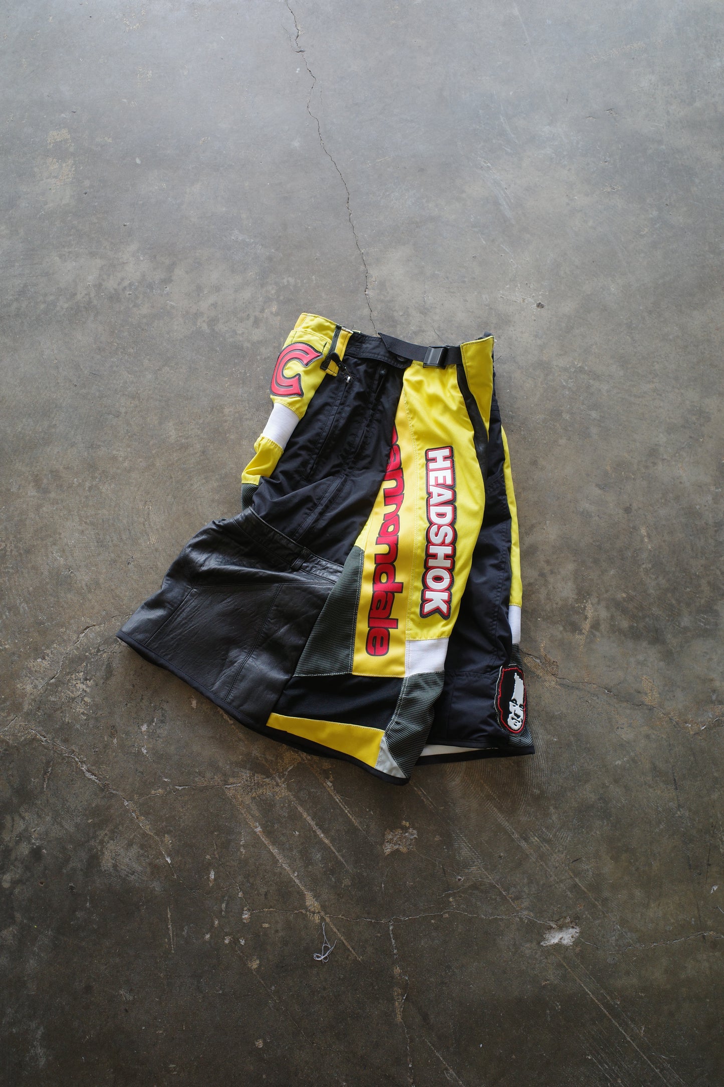 nag nag Baggy Shorts (32)/made from vintage  CANNONDALE motorcycle racing pants