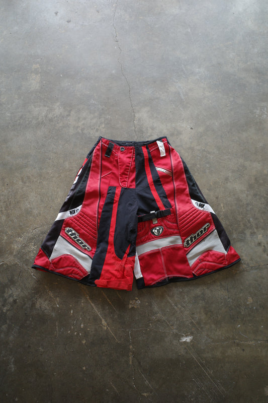 nag nag Baggy Shorts (30)/made from vintage THOR motorcycle racing pants