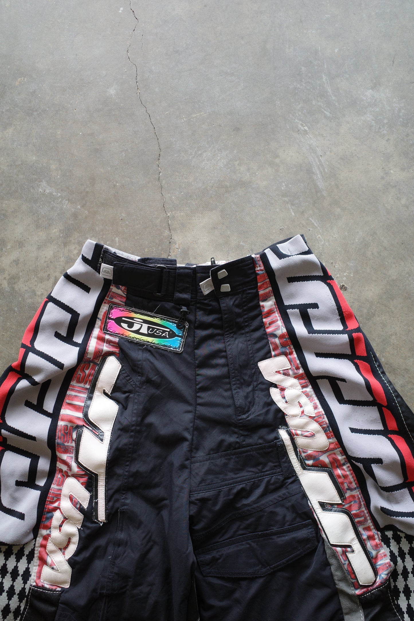 nag nag Baggy Shorts (30)/made from vintage JT motorcycle racing pants