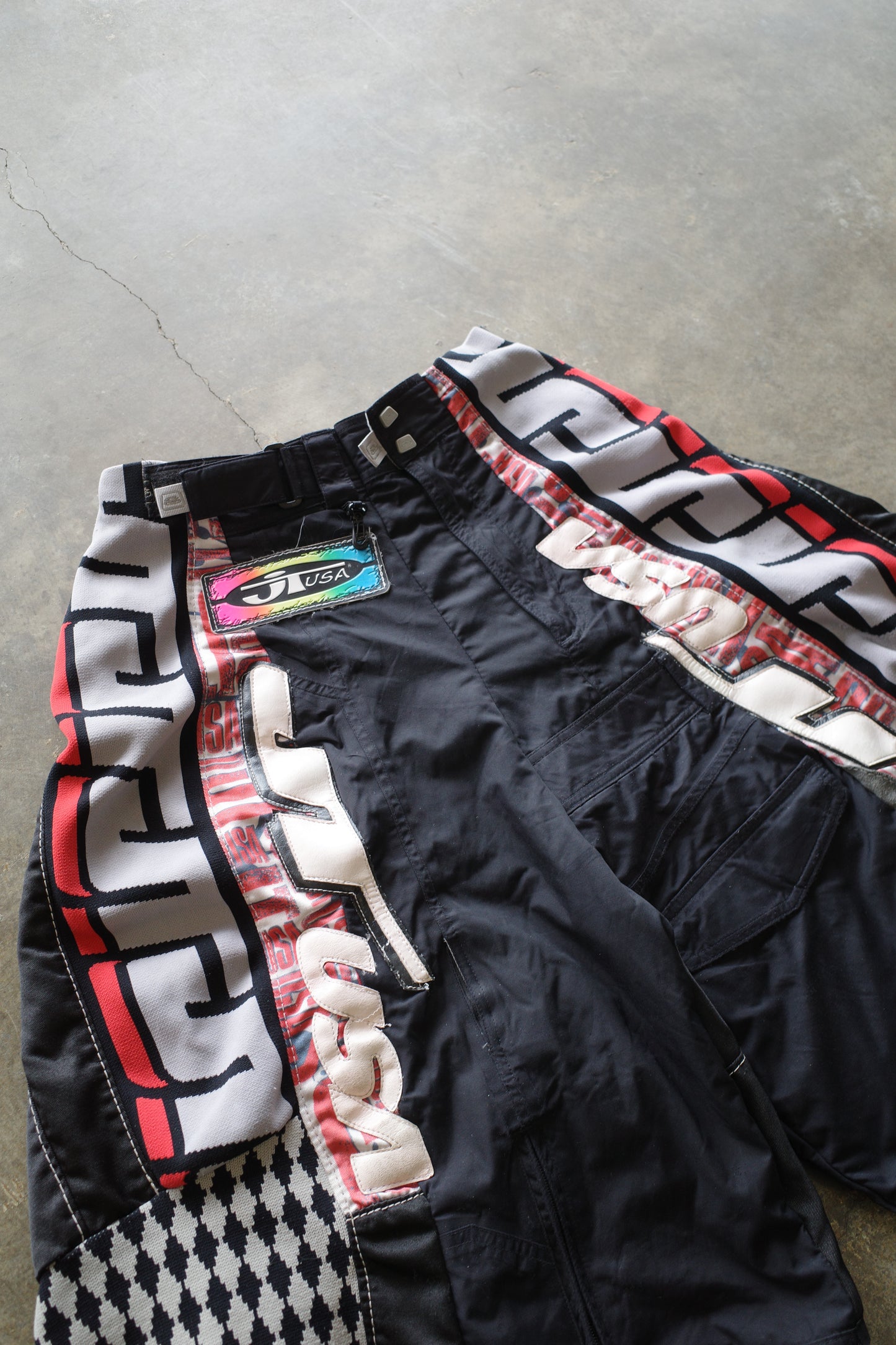 nag nag Baggy Shorts (30)/made from vintage JT motorcycle racing pants