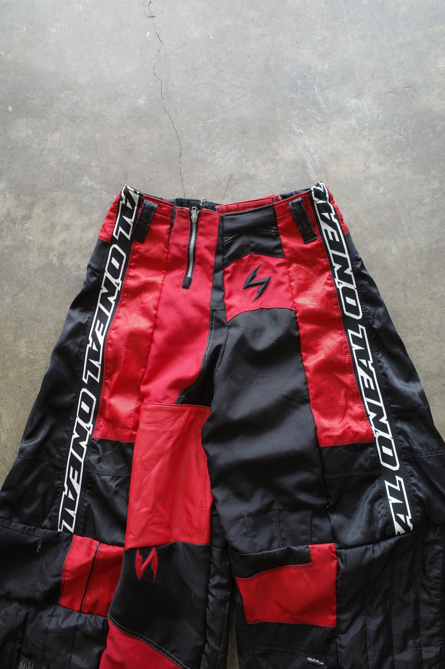 Wide Legged nag nag Pants(L)/made with vintage ONEAL racing pants
