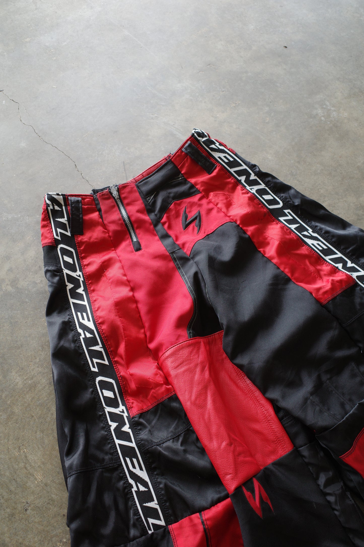 Wide Legged nag nag Pants(L)/made with vintage ONEAL racing pants