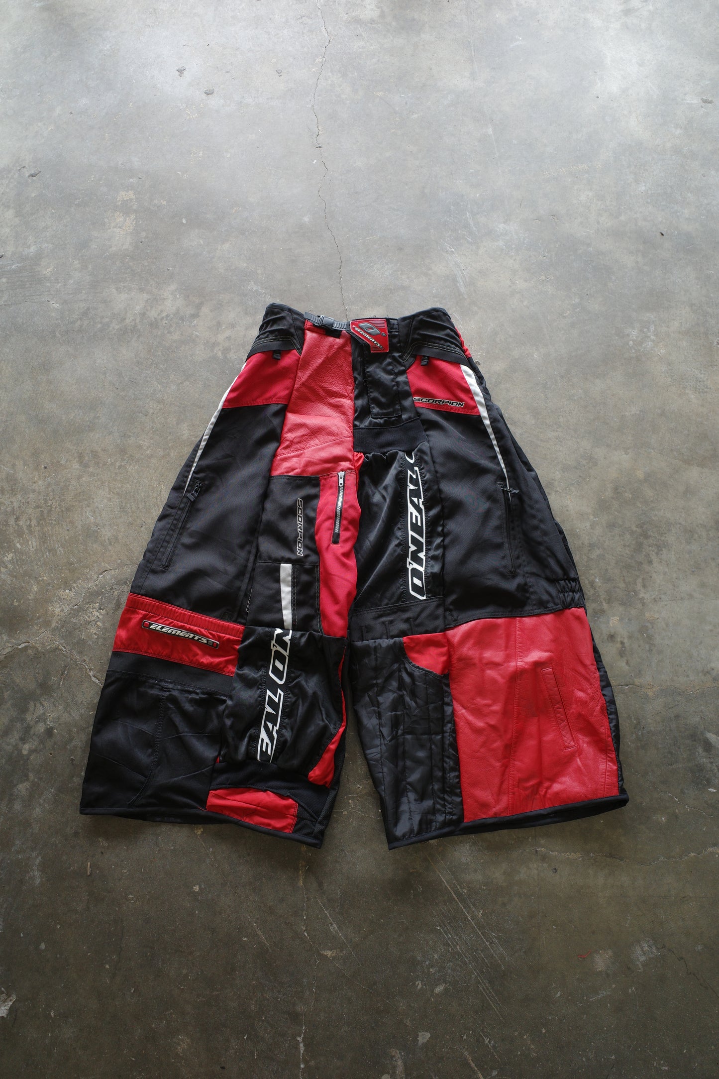 Wide Legged nag nag Pants(L)/made with vintage ONEAL racing pants