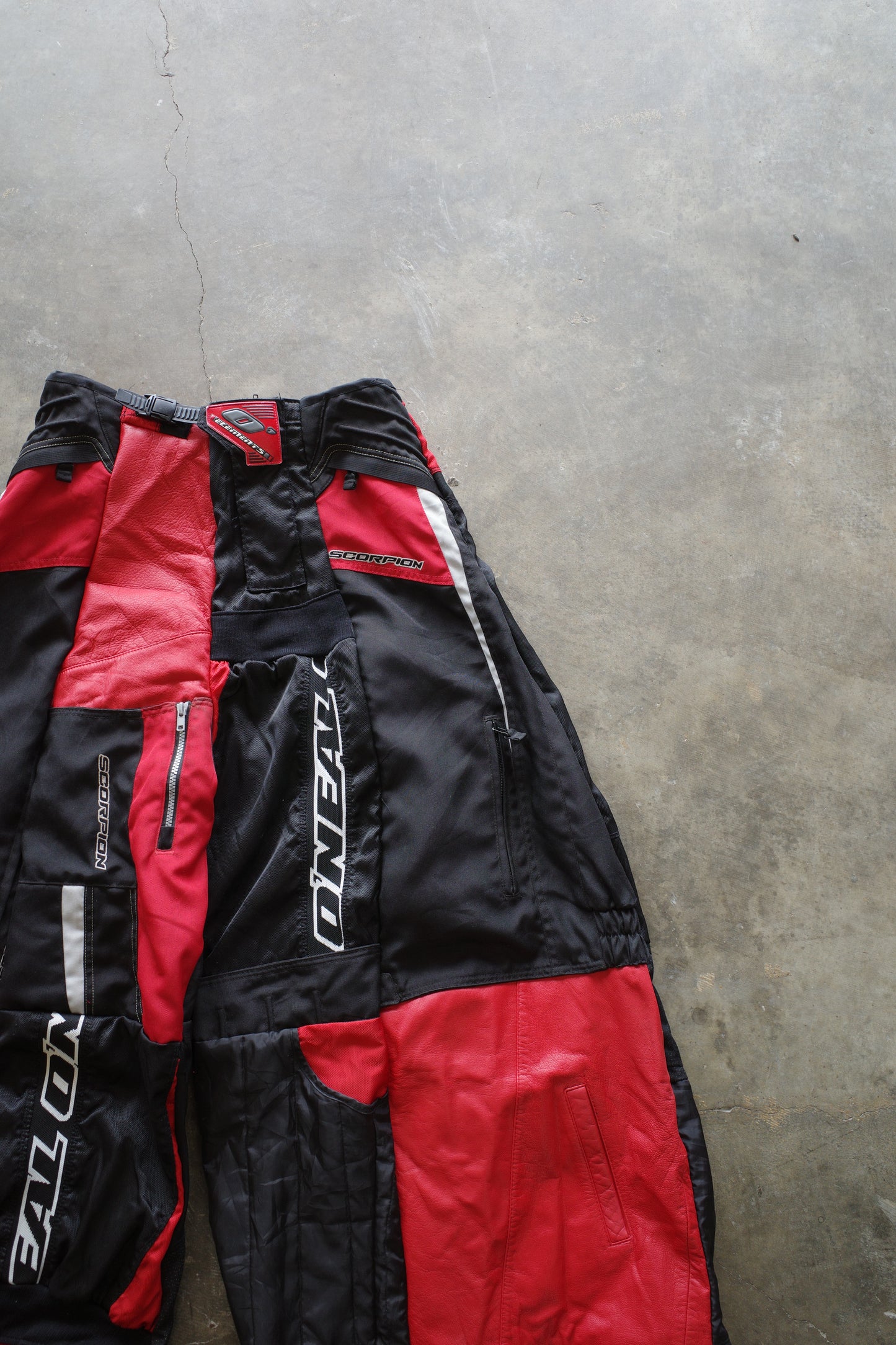 Wide Legged nag nag Pants(L)/made with vintage ONEAL racing pants