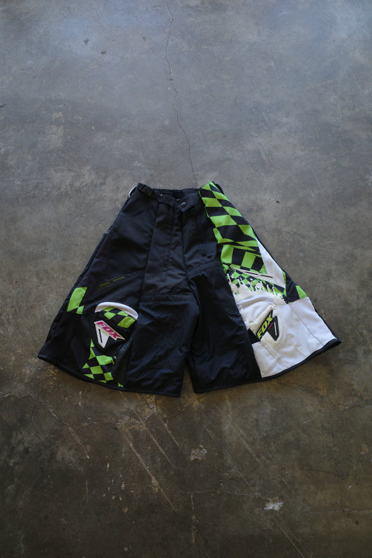nag nag Baggy Shorts (28-32)/made from vintage FOX motorcycle racing pants