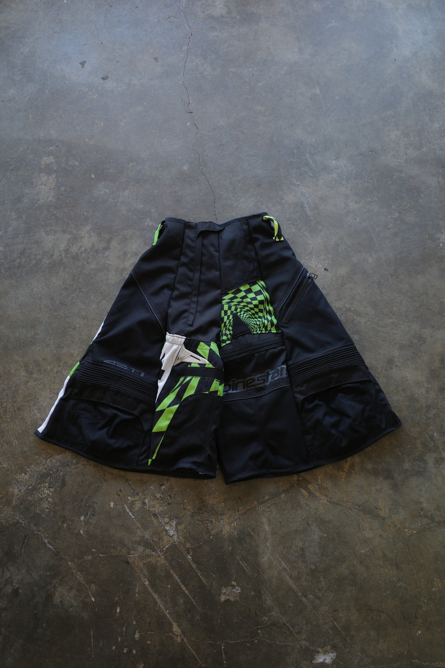 nag nag Baggy Shorts (28-32)/made from vintage FOX motorcycle racing pants