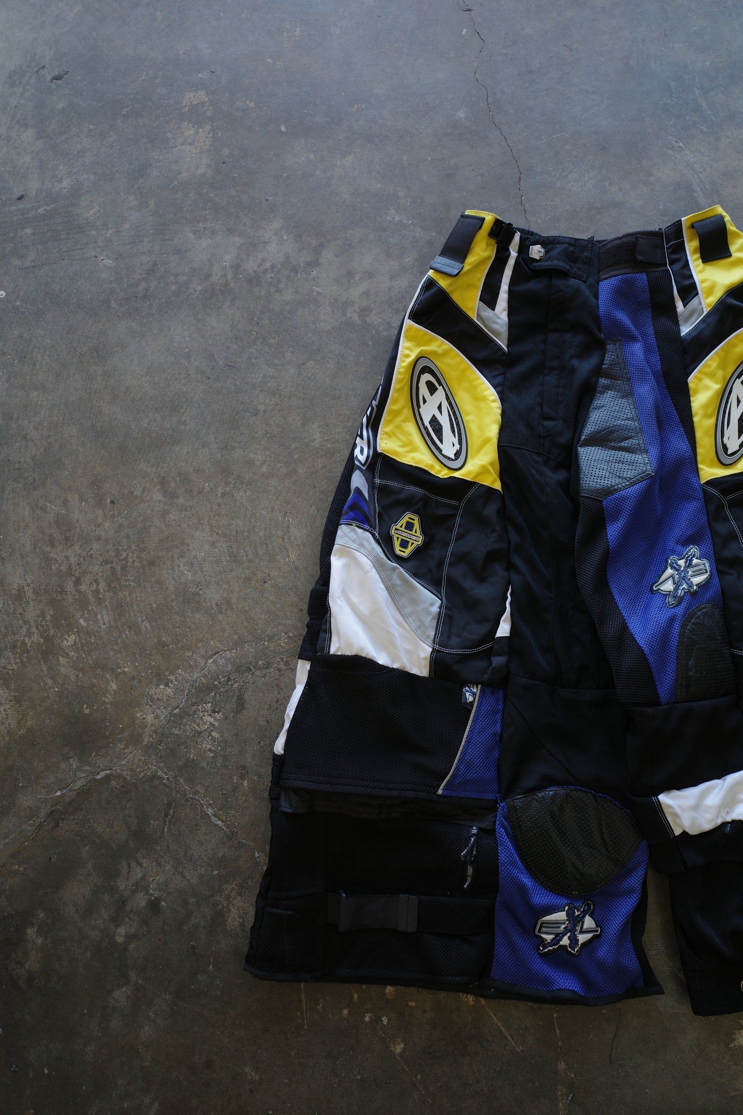 Wide Legged nag nag Pants(L)/made with vintage ANSWER racing pants