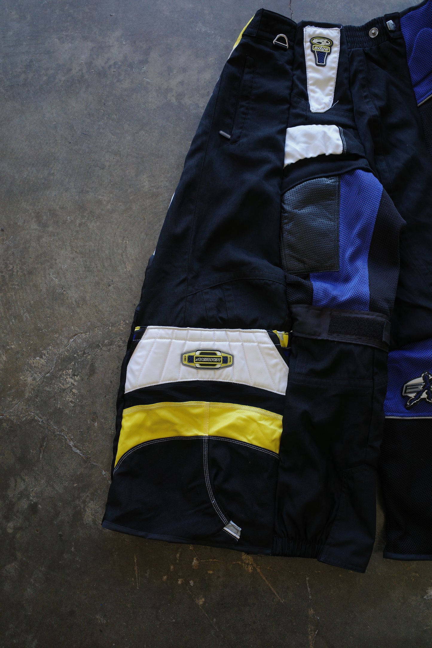 Wide Legged nag nag Pants(L)/made with vintage ANSWER racing pants