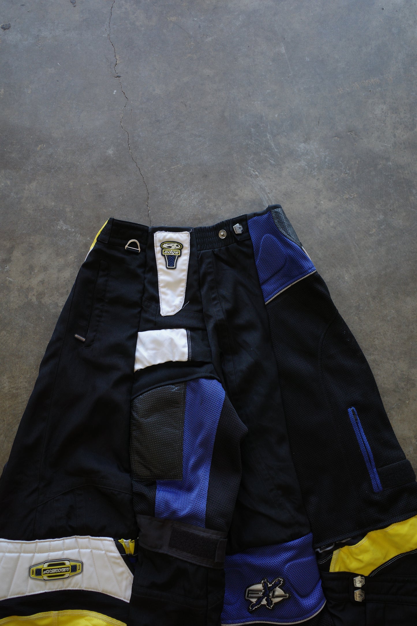 Wide Legged nag nag Pants(L)/made with vintage ANSWER racing pants