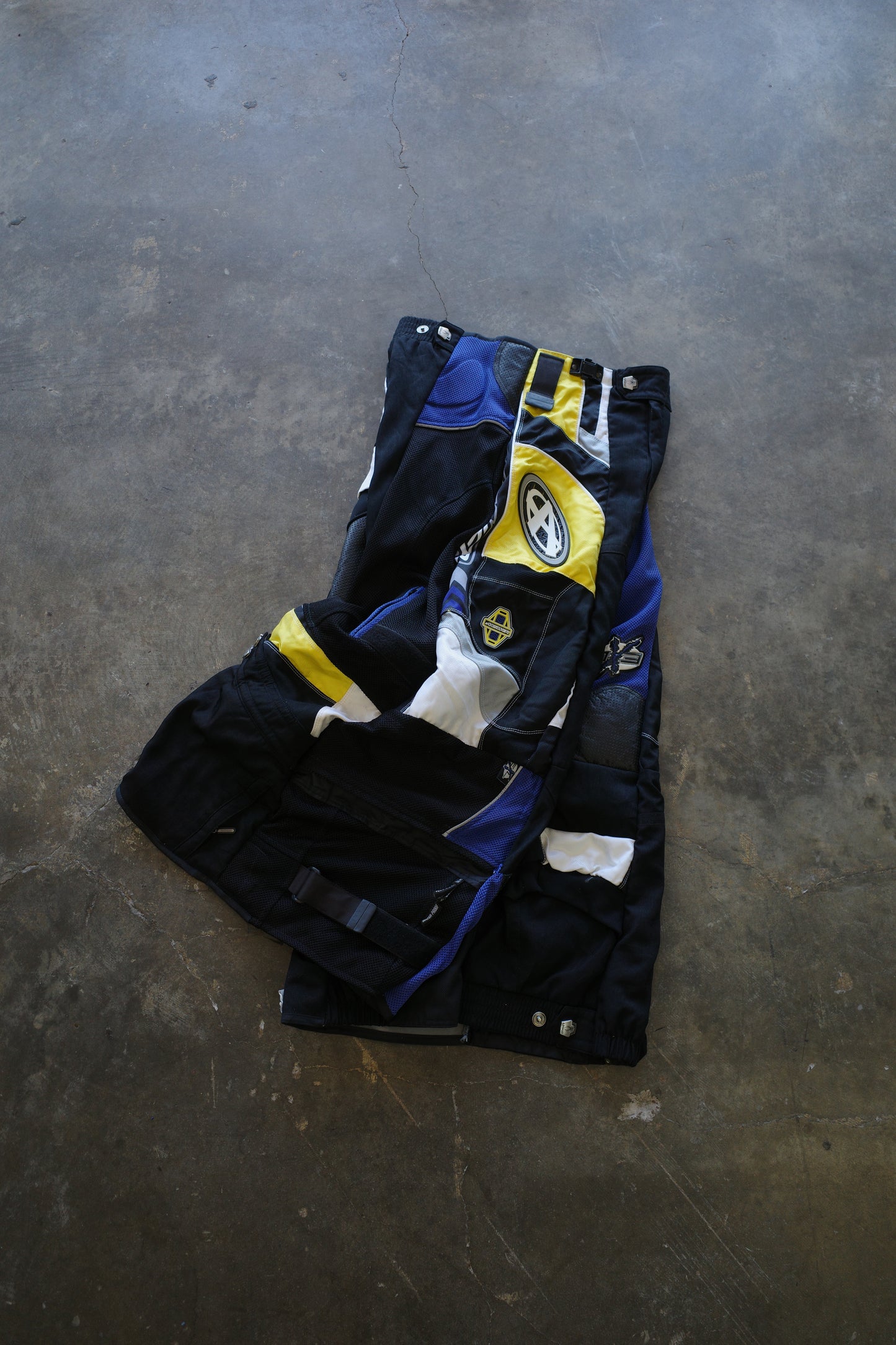 Wide Legged nag nag Pants(L)/made with vintage ANSWER racing pants