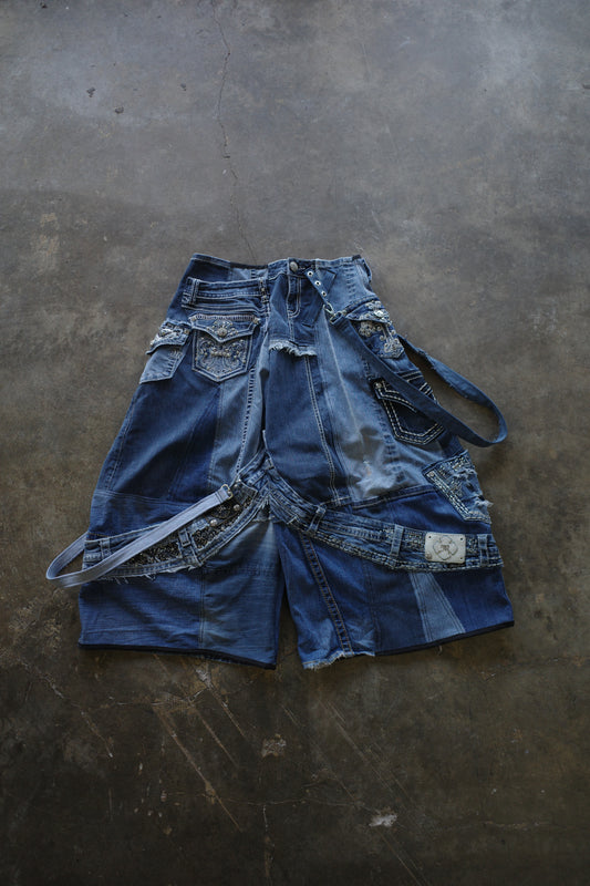 Wide Legged nag nag Pants(L)/made with vintage missme Y2K jeans