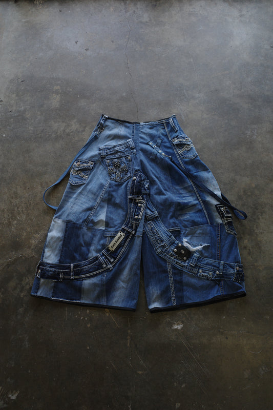 Wide Legged nag nag Pants(S)/made with vintage missme Y2K jeans
