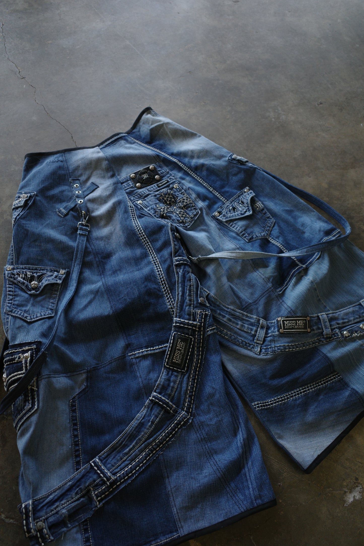Wide Legged nag nag Pants(S)/made with vintage missme Y2K jeans