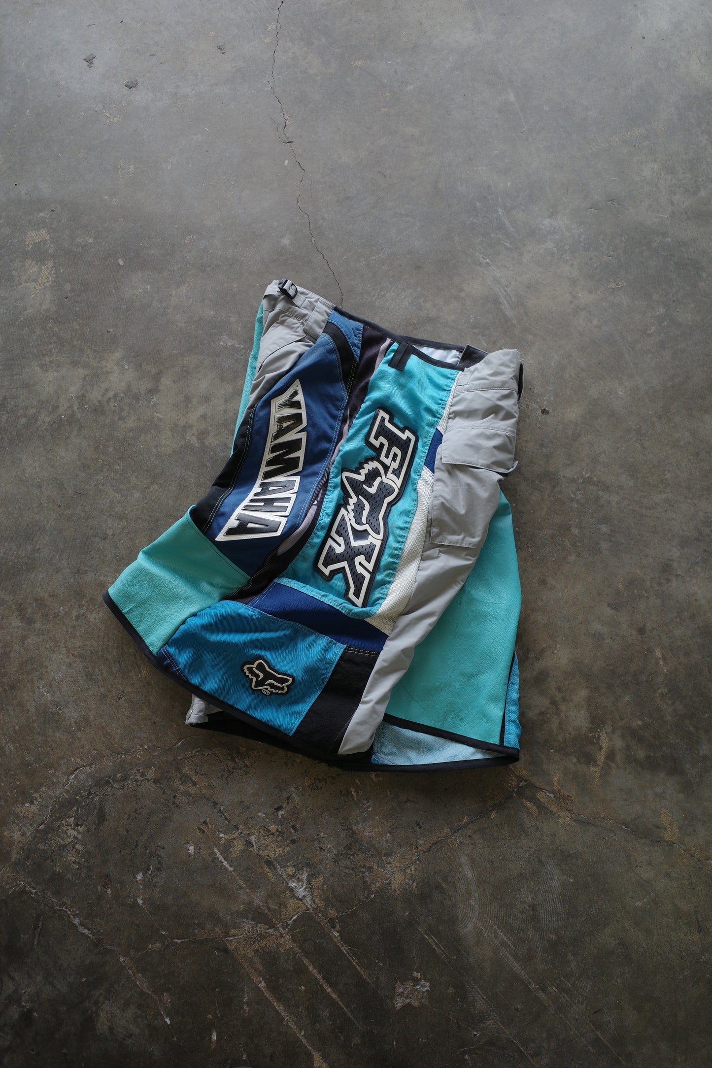 nag nag Baggy Shorts (34)/made from vintage FOX motorcycle racing pants