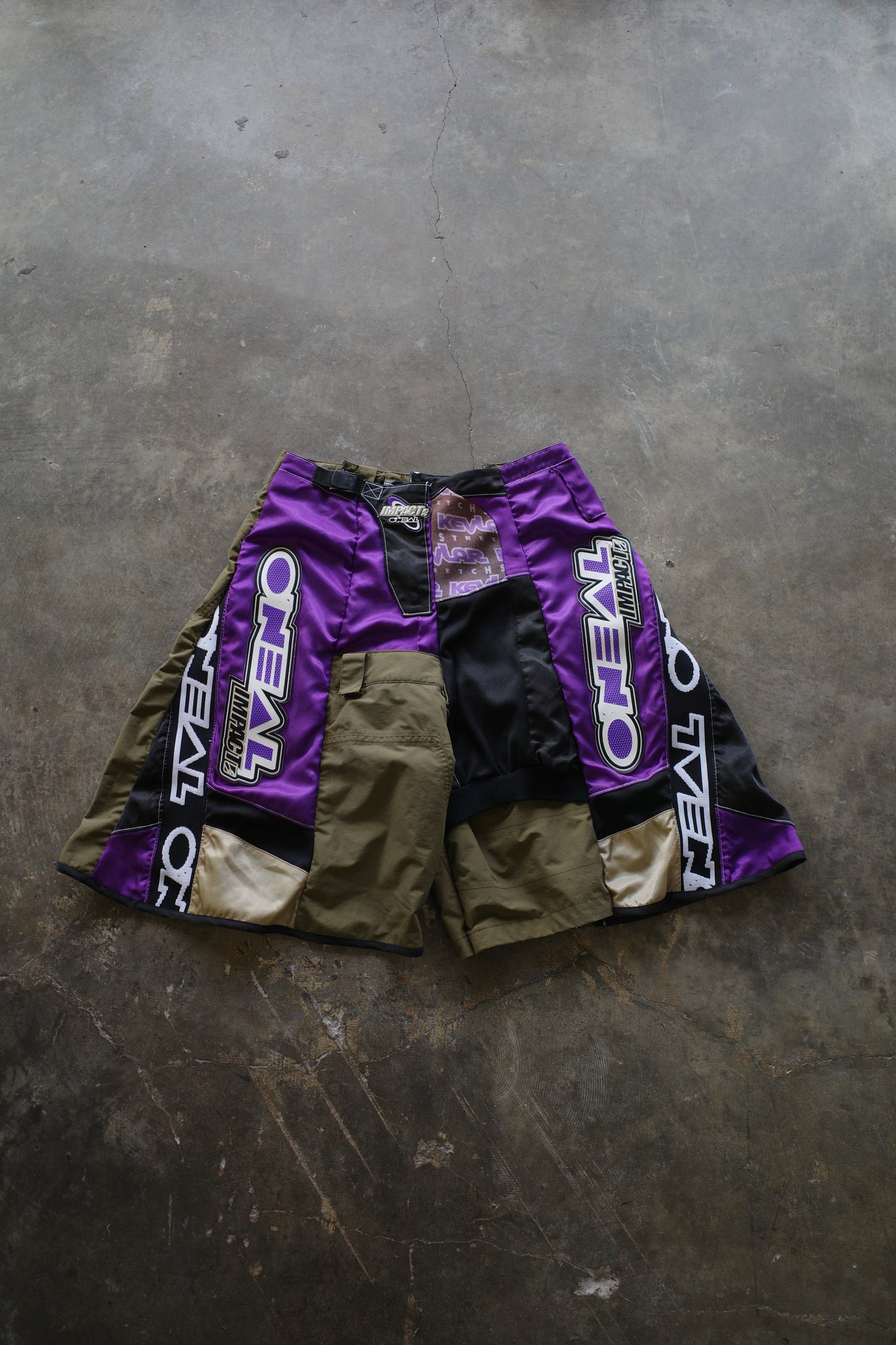 nag nag Baggy Shorts (36)/made from vintage ONEAL motorcycle racing pants