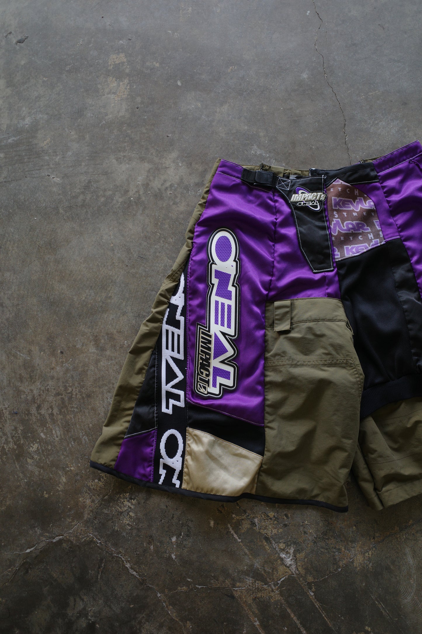 nag nag Baggy Shorts (36)/made from vintage ONEAL motorcycle racing pants