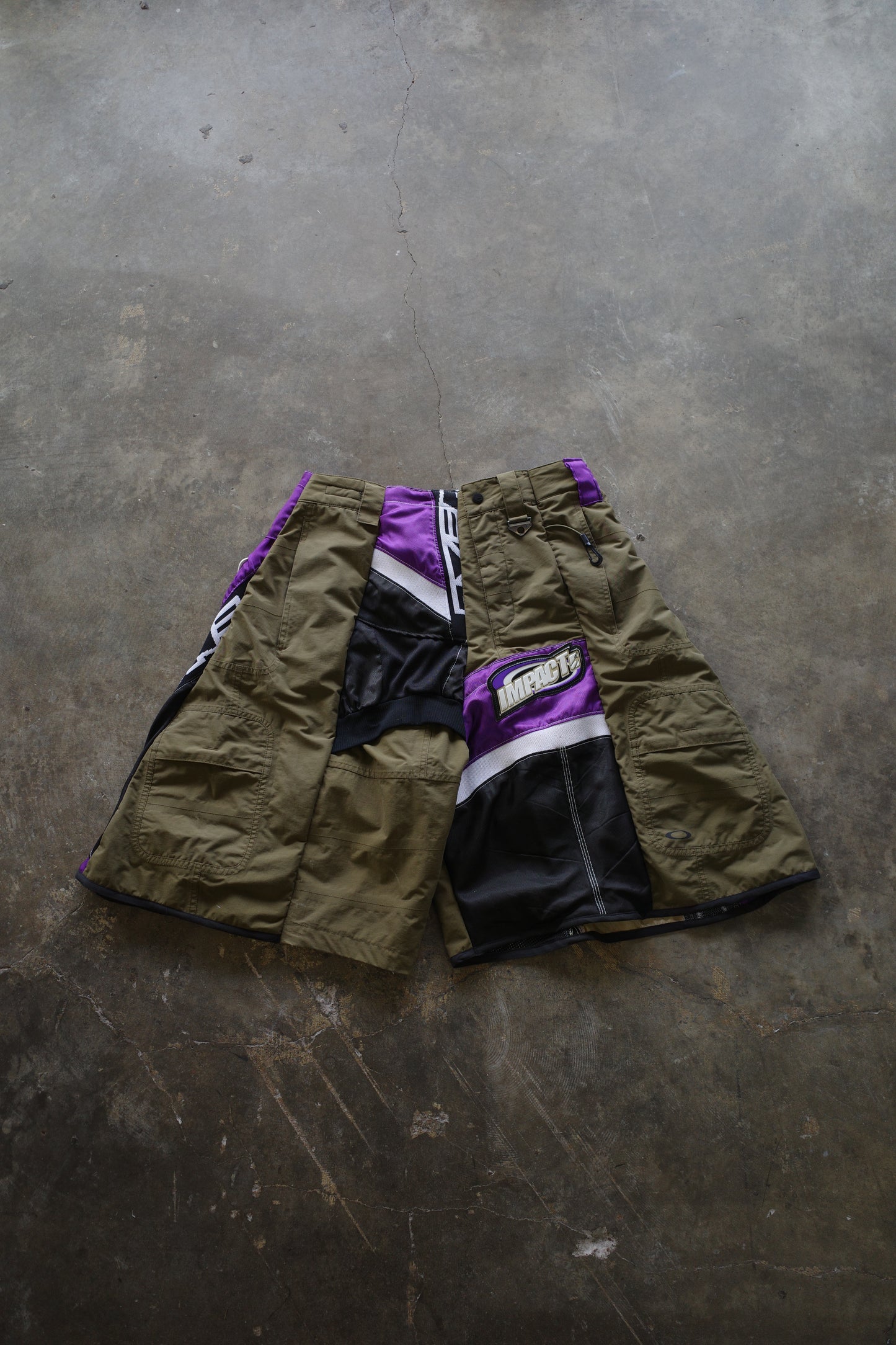 nag nag Baggy Shorts (36)/made from vintage ONEAL motorcycle racing pants