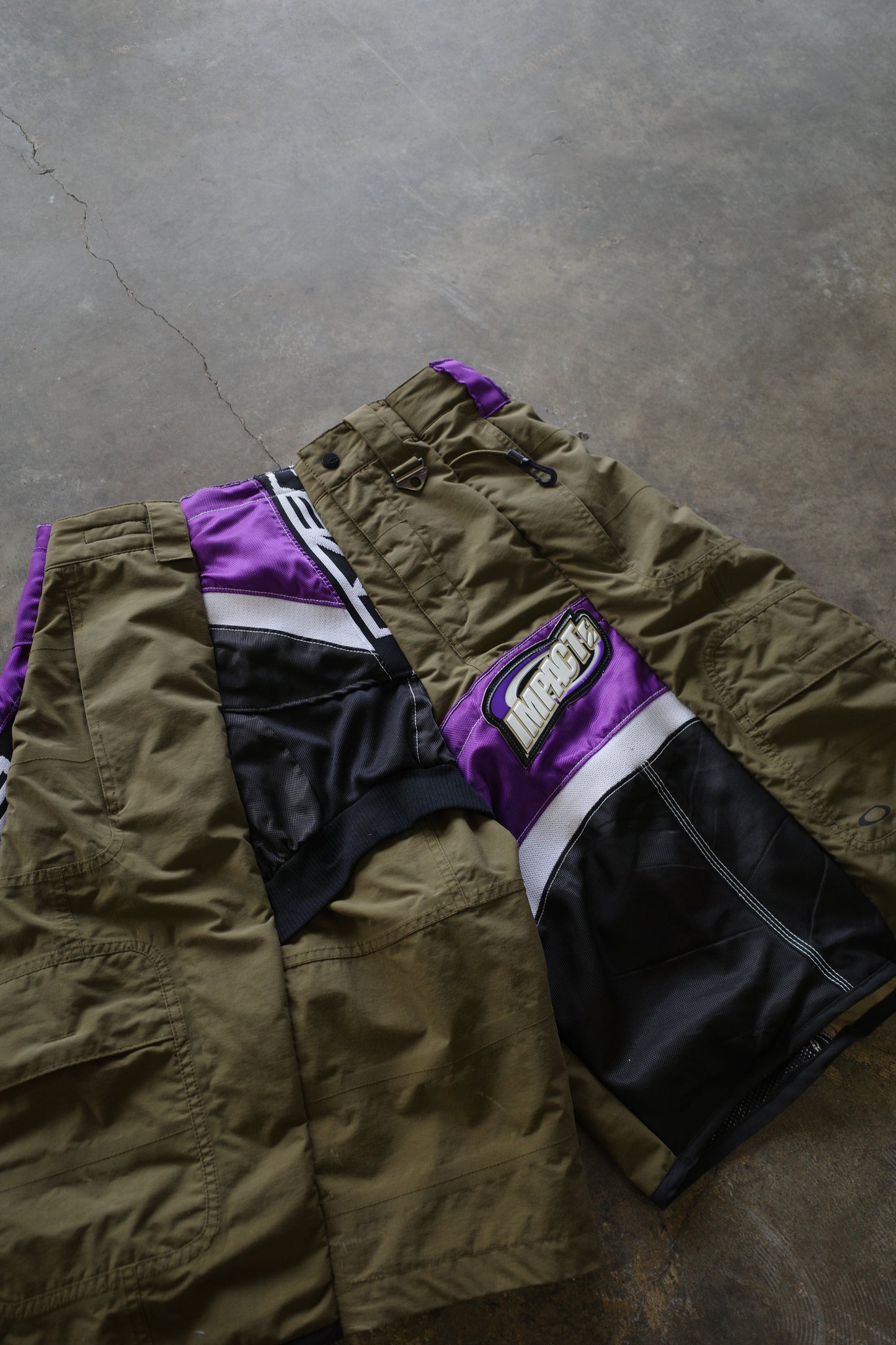 nag nag Baggy Shorts (36)/made from vintage ONEAL motorcycle racing pants