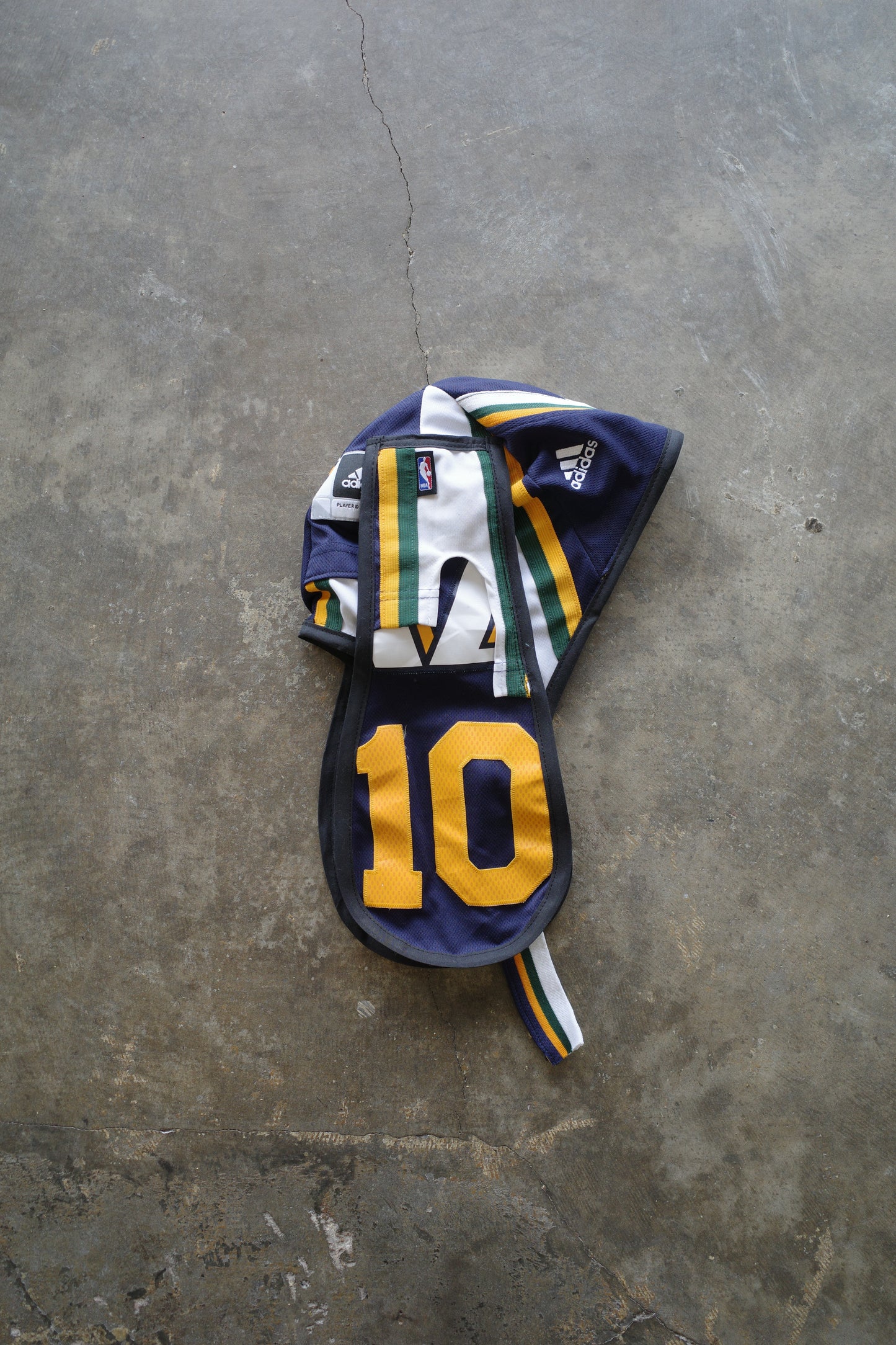 nag nag Bunny Ear Hat made with vintage pro sports gaming jerseys