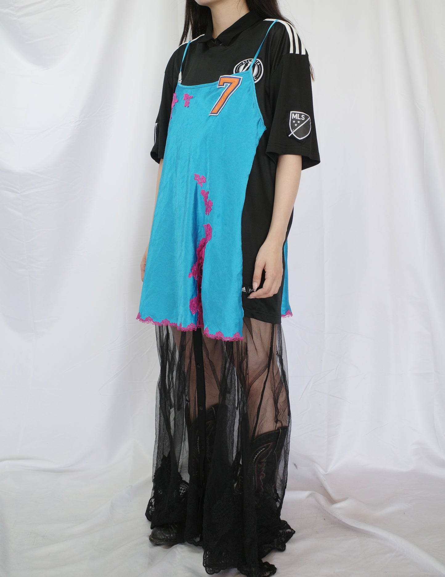 nag nag C&A top(L) made with soccer gaming jerseys