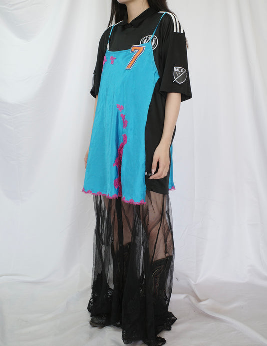 nag nag C&A top(L) made with soccer gaming jerseys